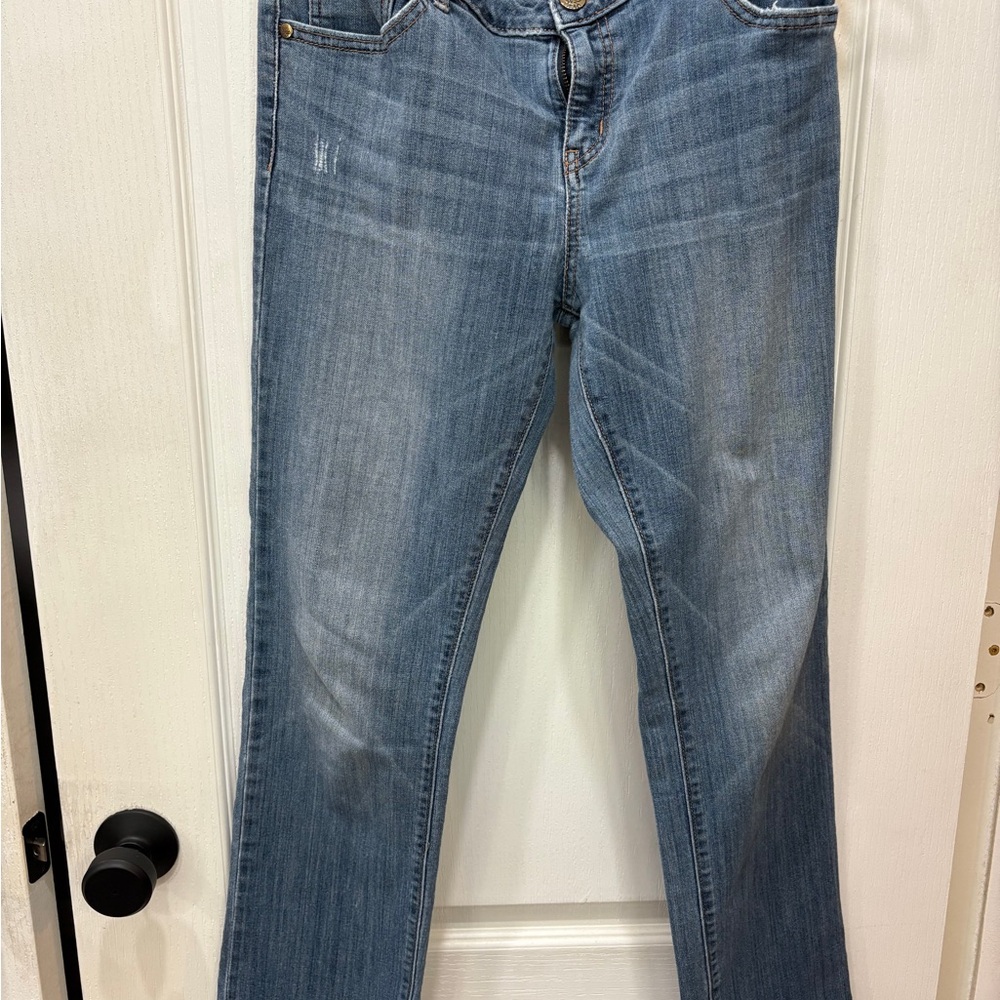 Vera Wang Straight Leg Blue Jeans